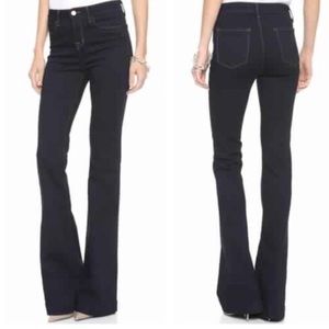 J Brand Doll High Waist Bell Bottom Jeans